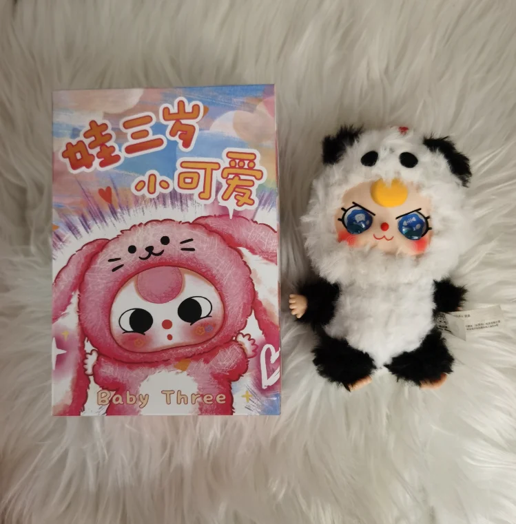 

Baby Three V3 Plush Blind Box Cute Vinyl Face Plush Mysterious Surprise Figure Collection Model Kawaii Guess Doll Toy Gifts