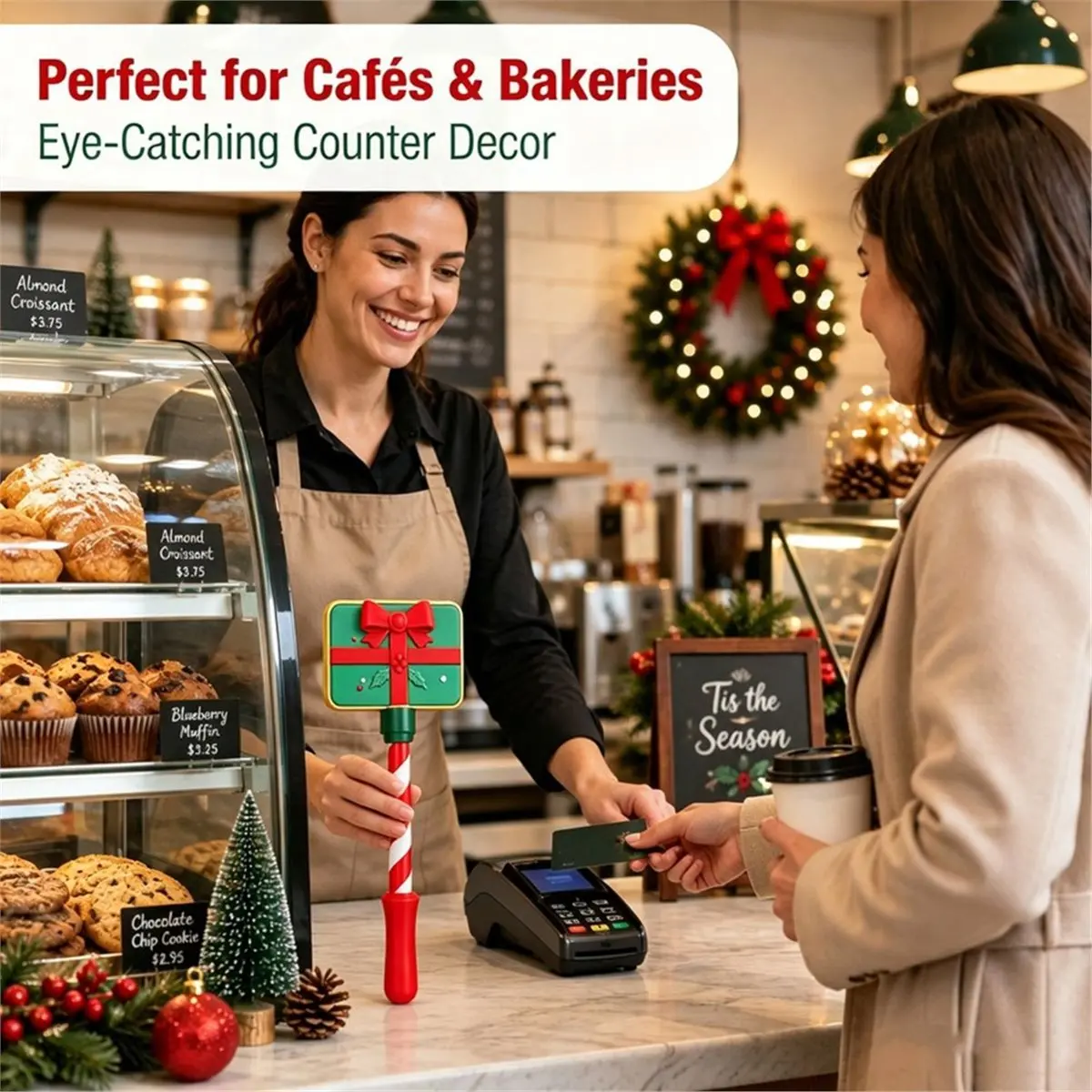 Christmas Credit Card Wand Contactless Payment Magic Wand Tap to Pay for Christmas