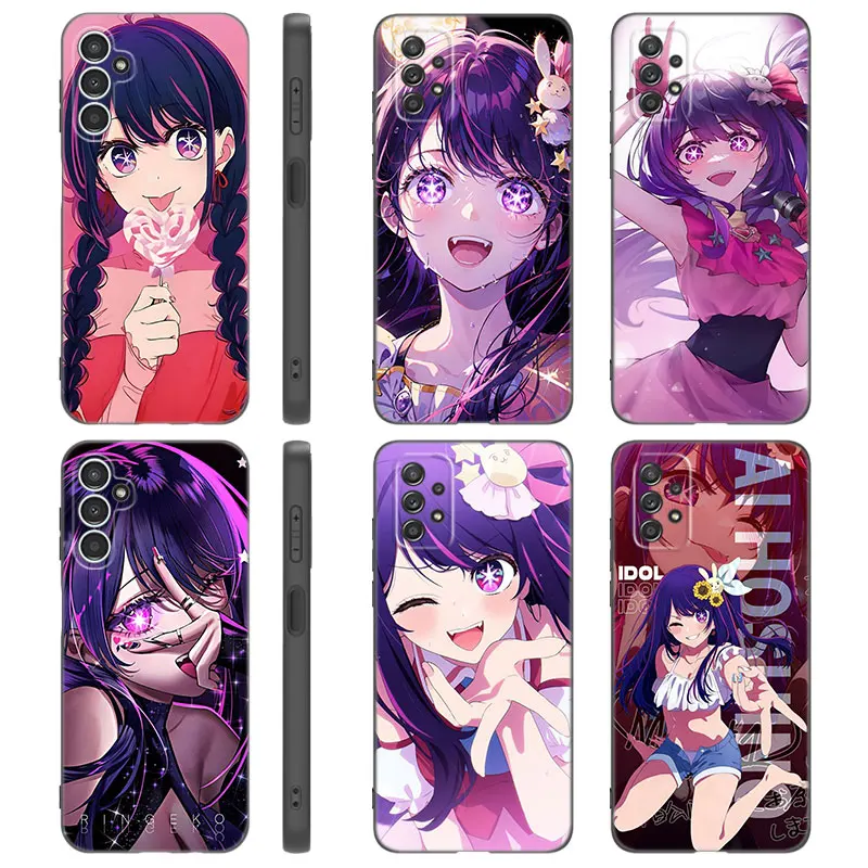 Anime Oshi no Ko Hoshino Ai Phone Case For Samsung A13 A22 A24 A32 A71 4G A33 A34 A35 A52 A55 A73 5G A12 A14 A23 A31 A50 A51 A72