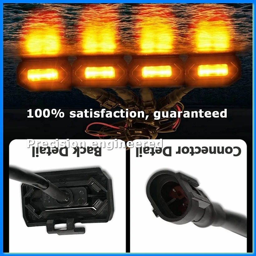 New Centre Grille 12V LED Small Yellow Light Retrofit Carabiner for 2020 Off-Road Trim Light-A68X