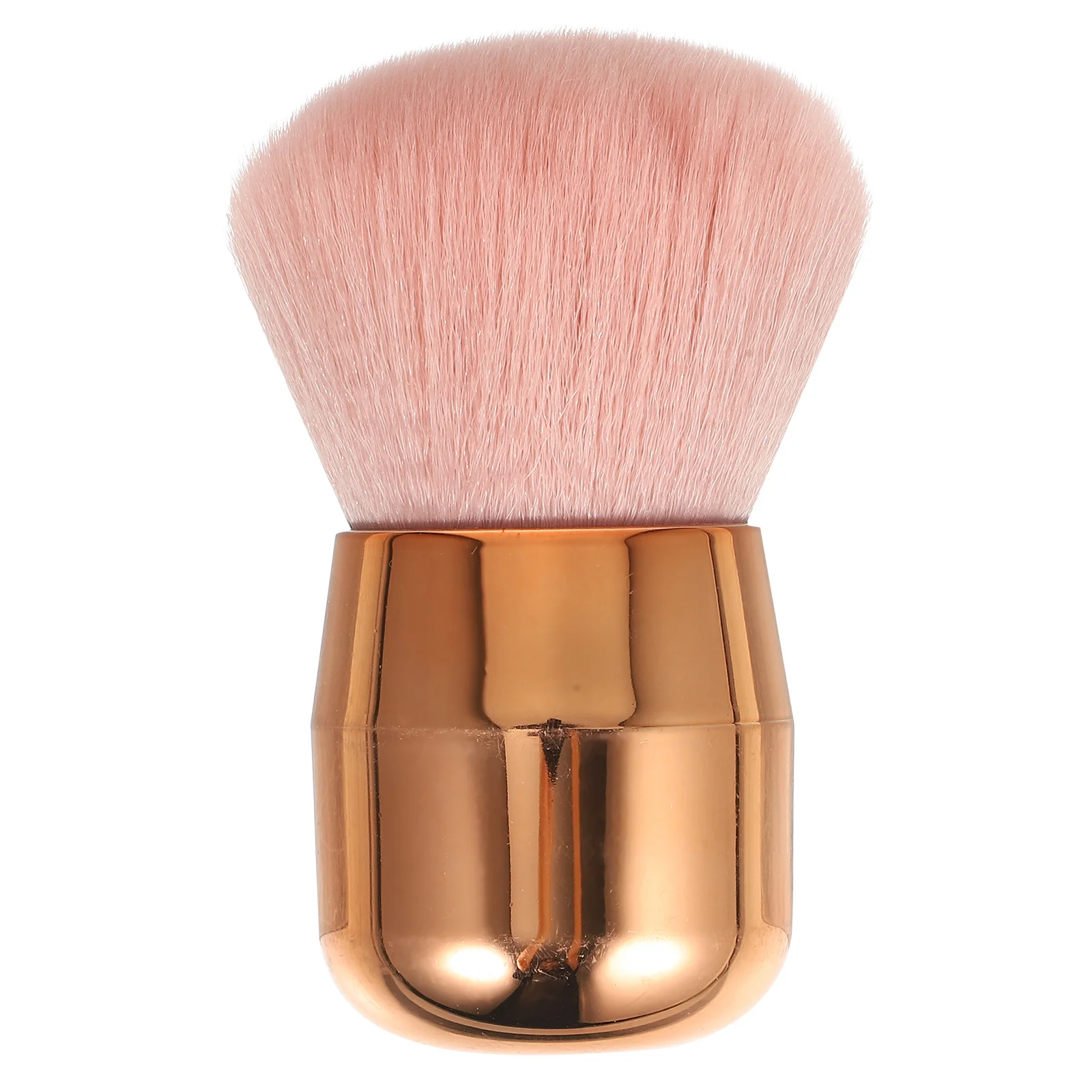 1 قطعة فرشاة ماكياج رئيس الفطر مقبض قصير مسحوق أحمر الخدود فرشاة المهنية شعيرات الألياف سهلة قبضة الجمال أداة #2