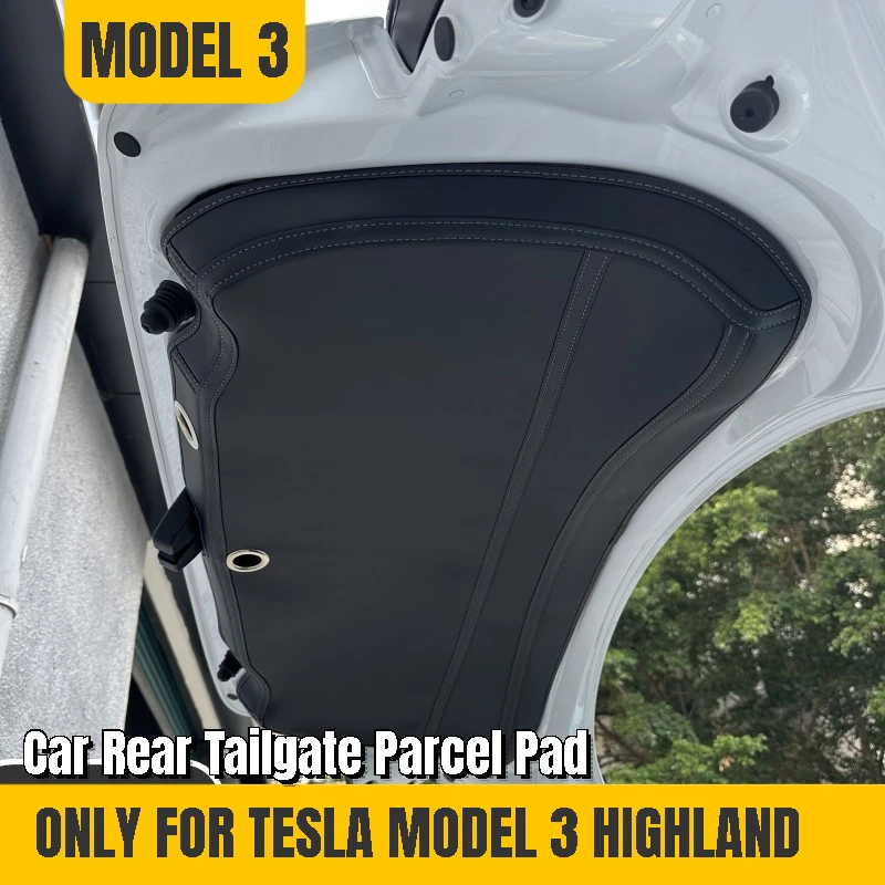 Car Rear Tailgate Anti-kick All Parcel Pad for Tesla Model 3 Highland 2024 Protective Pad Automotive Interior Accessories