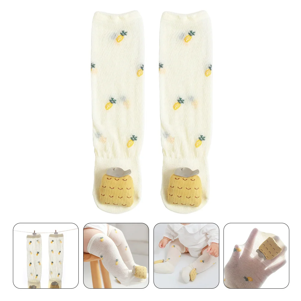 

1Pair Baby Cotton Socks Anti-Mosquito Breathable Stretchy Cozy Comfortable Spring Summer Leisure Activities Adorable Unisex