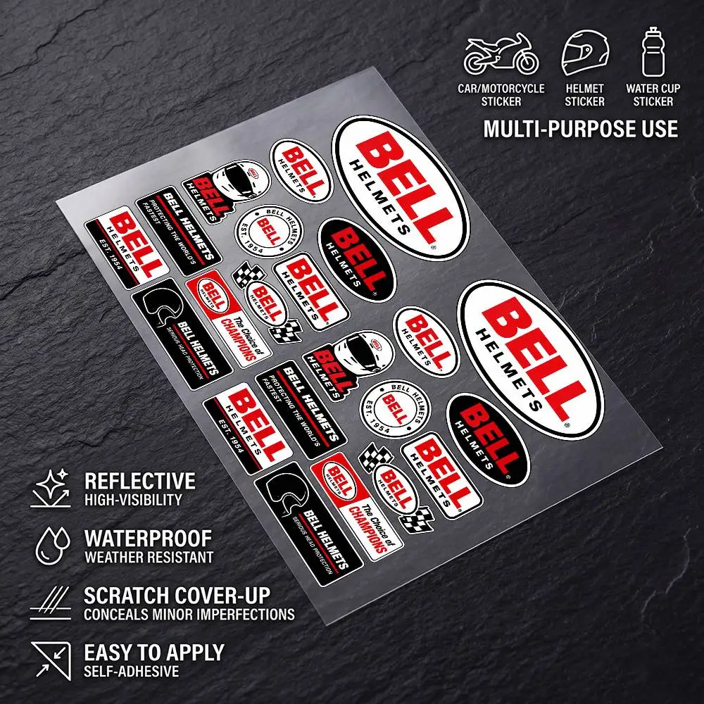 B-ell Vinyl High Visibility Reflective Decal Scratch Hide Sticker Fit Car Motorcycle Helmet Refrigerator