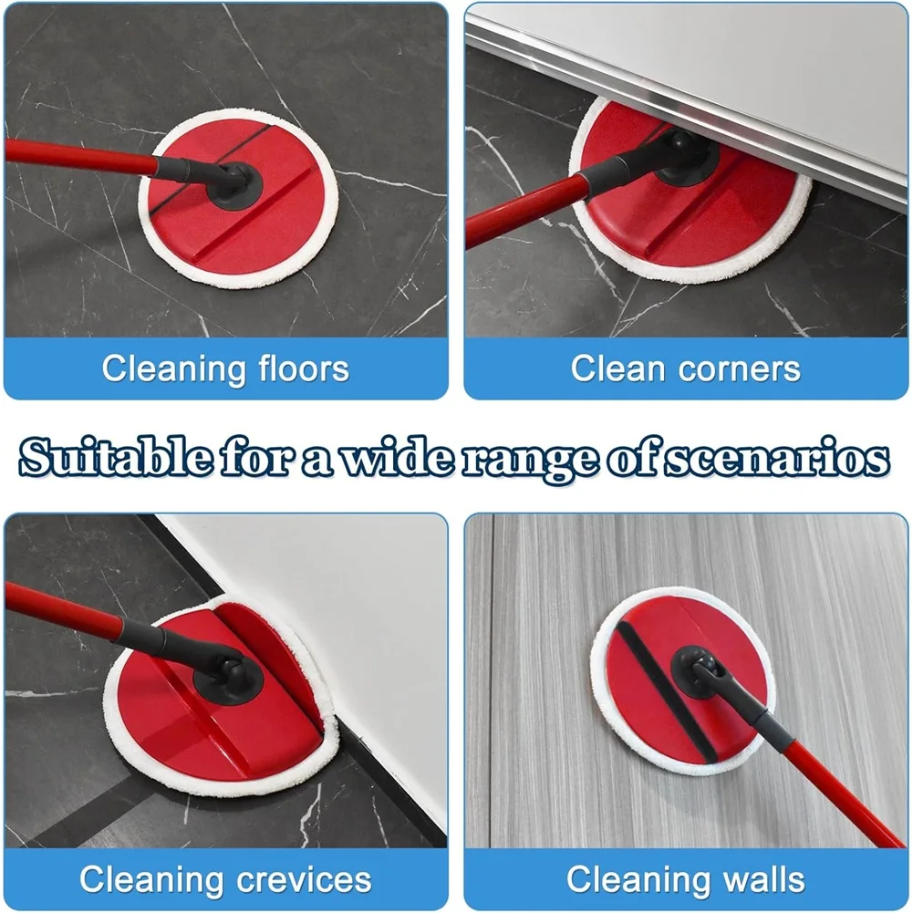 ¡Promoción! Almohadillas de microfibra para fregona Vileda Clean Spin, repuestos para cabezal de fregona, lavables y reutilizables para limpiar suelos