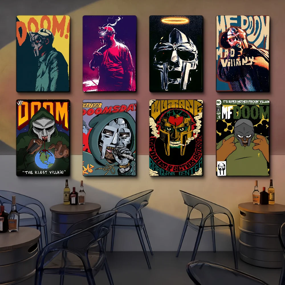 

M-MF D-Doom Madlib Classic Movie Posters Vintage Room Bar Cafe Decor Nordic Home Decor