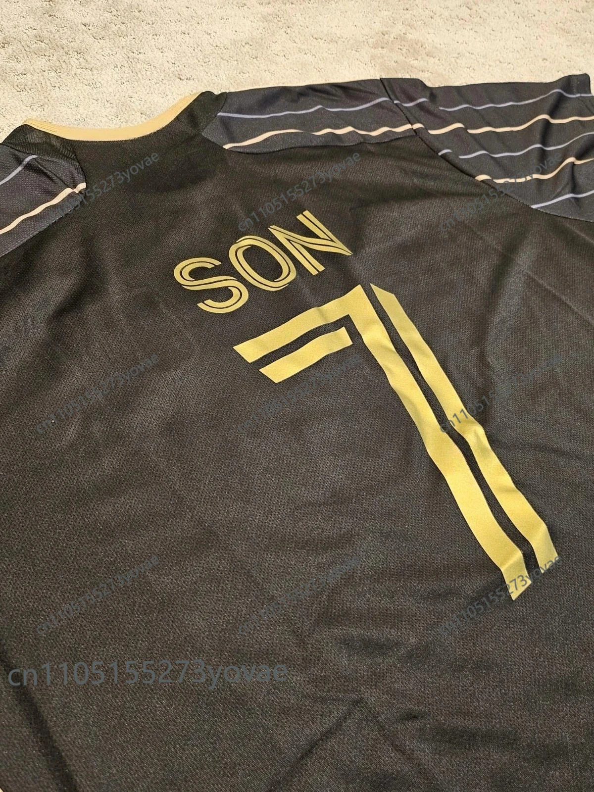

3Dprinted classic football jersey 7 SON 25_26 Home Jersey men's fan short-sleeved T-shirt quick-drying