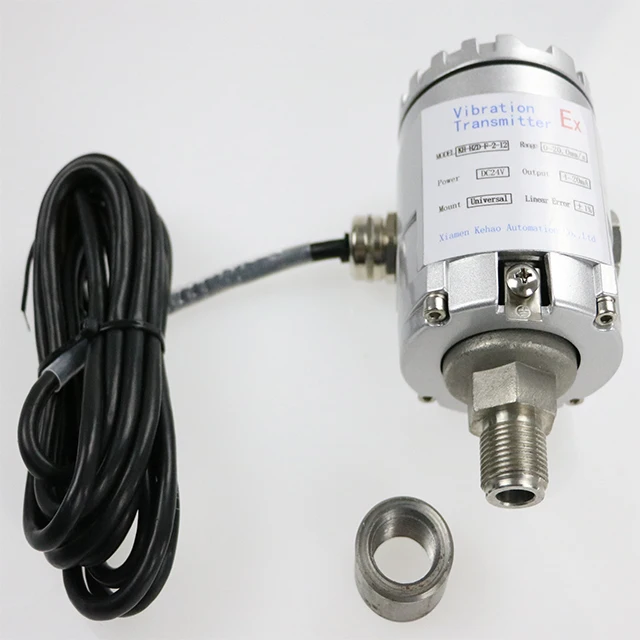 Trasmettitore di vibrazioni con sensore accelerometro 4-20 mA ad alta temperatura antideflagrante per ambienti estremi