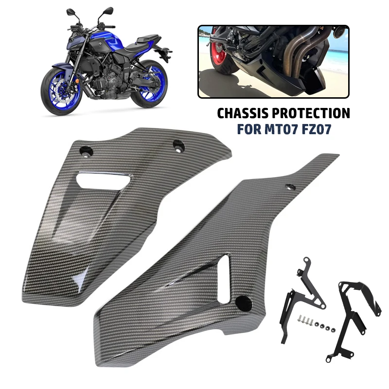 

For Yamaha MT07 MT-07 FZ07 FZ-07 Tracer 700 2014-2024 Motorcycle Belly Pan Engine Spoiler Lower Fairing Frame Panel Protector