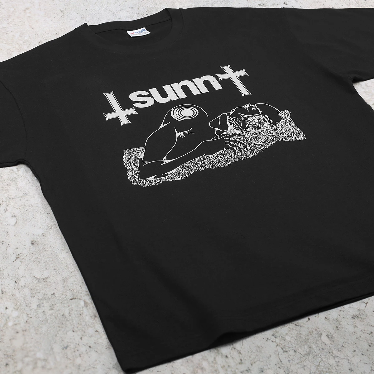 Sunn O))) T-Shirt Void Drone Metal Rock Band Jesu Sleep Earth Men's Tops Clothing Print Short Sleeve Graphic Cotton Tee Shirt