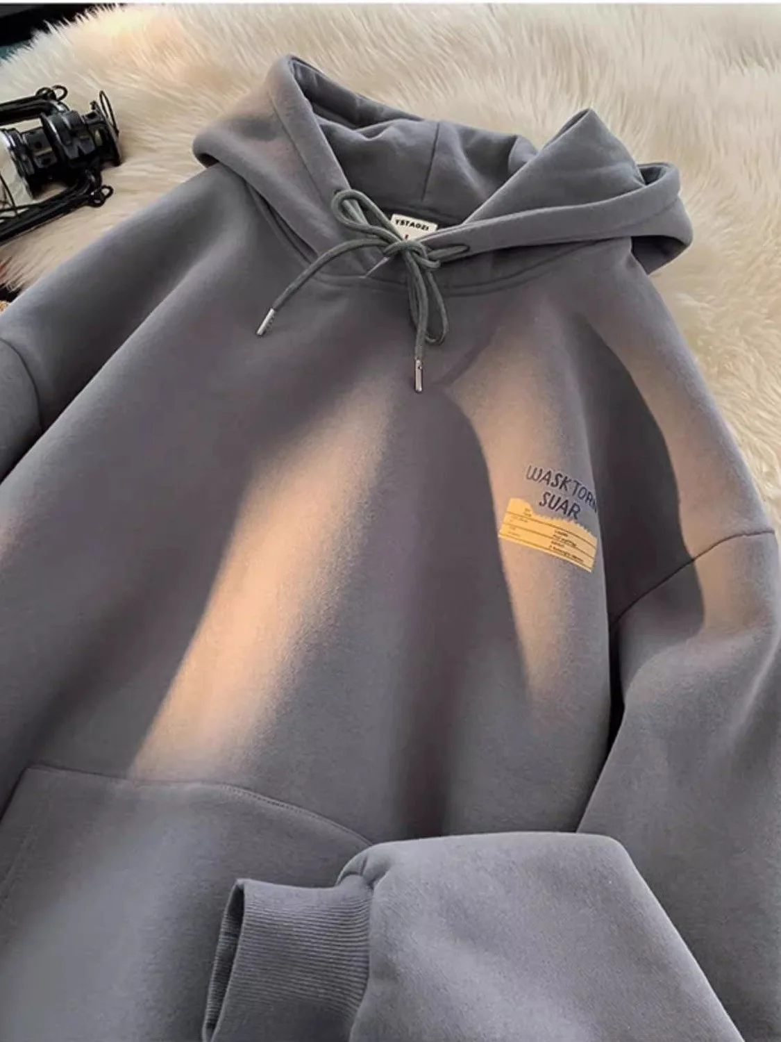 

Мужская толстовка с капюшоном Bla Fce на подкладке с капюшоном Jaet, повседневная осенне-зимняя одежда из хлопка и полиэстера