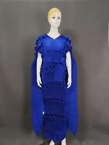 QIAOXIN 2025 मियाकी मियाके pleated तीन आयामी मछली रेशम लाइन व्याकुल शाल स्वभाव शाम पोशाक नई पोशाक 8 best sales मियाके पोशाक - №1