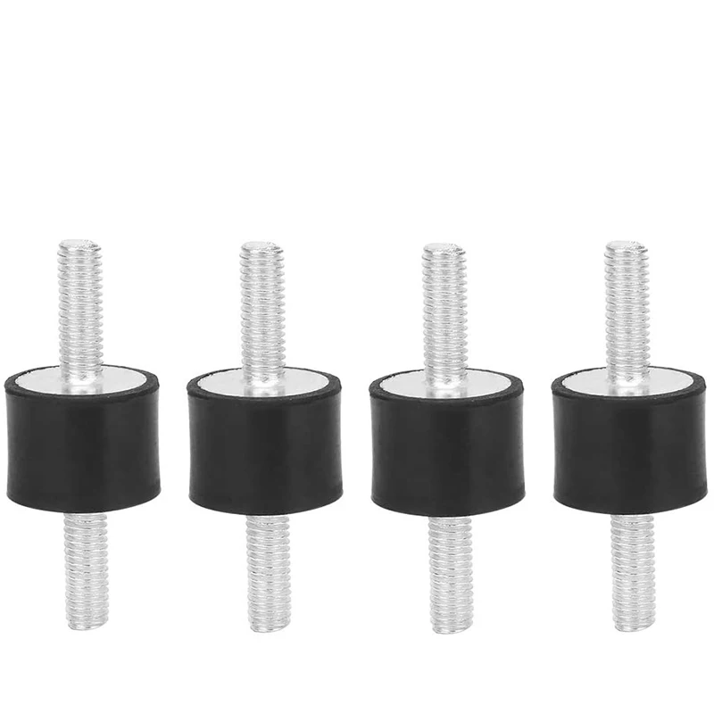 Rubber Monts Isoladores de Vibração Amortecedor Cilíndrico com Anti-vibração m6 x 18 mm Pacote m6