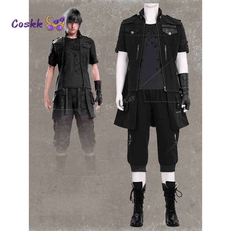

Игра Noctis Lucis Caelum Косплей Костюм Final Fantasy XV Униформа Хэллоуин Карнавал Вечеринка Рождественская игра Ролевая одежда Одежда
