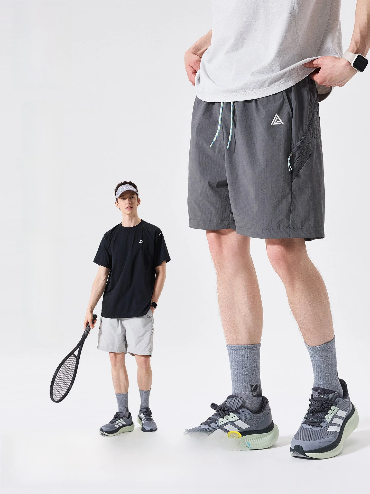 LAZY DAY Men's Outdoor Shorts Five-Quarter Length Hiking Wear Summer New Style Sporty Waterproof Three-Proof Wear Resistant