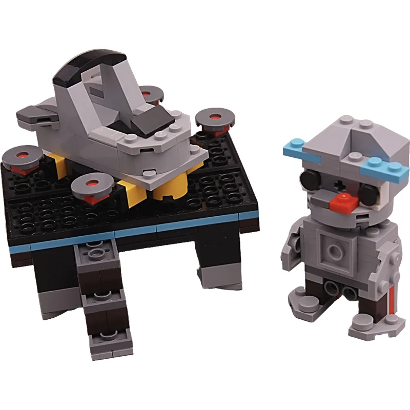 202 Piezas MOC Creator 3 en 1, Bloques de Construcción de Modelo de Taxi Dron, Juguete de Arquitectura, Idea Creativa DIY, Regalos de Navidad, Ladrillos Educativos