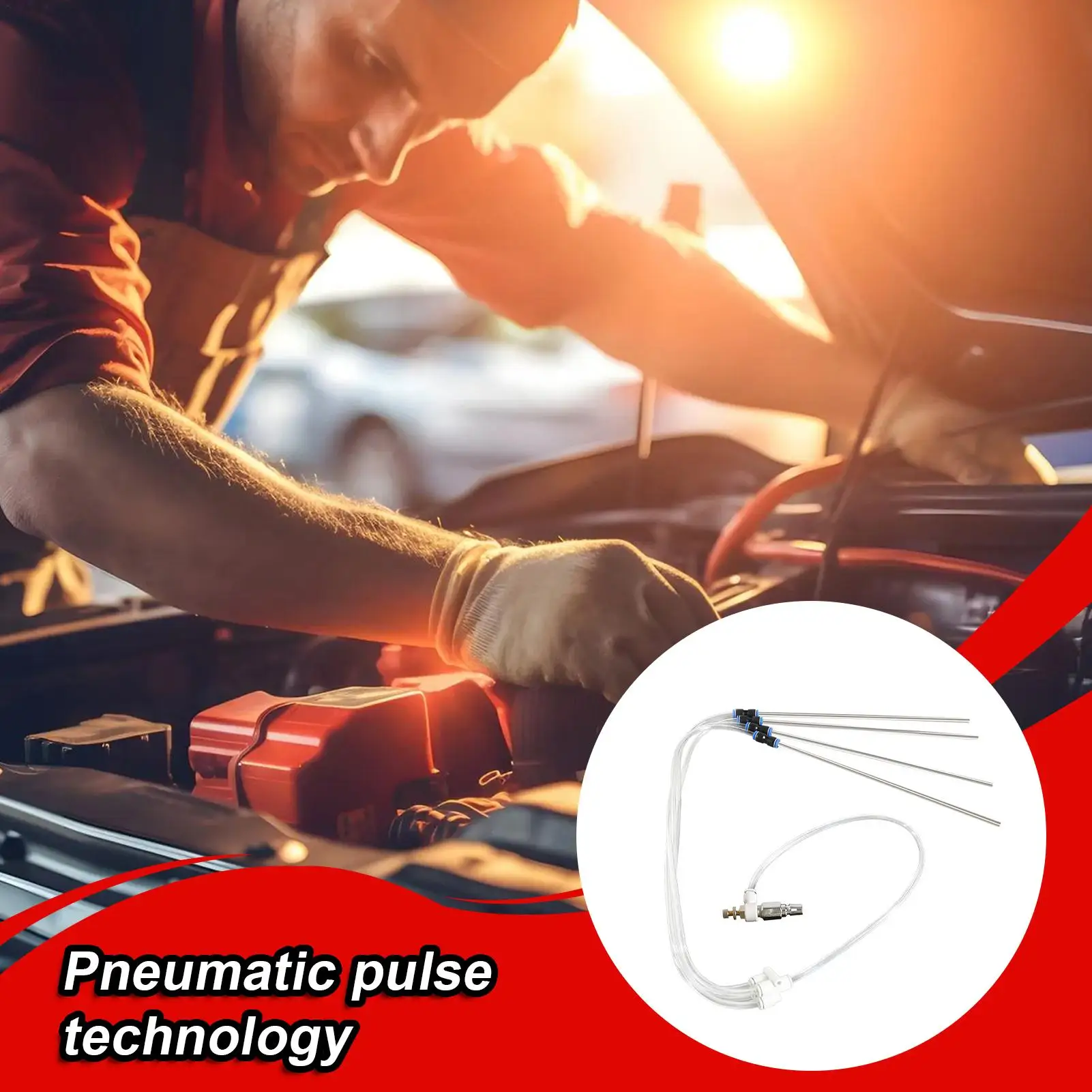 

Пневматический автомобильный инструмент, инструмент для промывки, противоскользящий пневматический импульсный очиститель углерода для обслуживания автомобиля, гаража