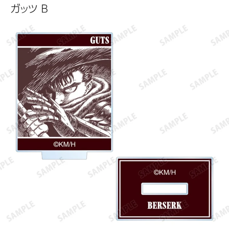 Anime Berserk Guts Griffith Casca Rectangle Acrylic Figure Stand Model Plate Keychains Bedroom Decoration Festivals Gifts