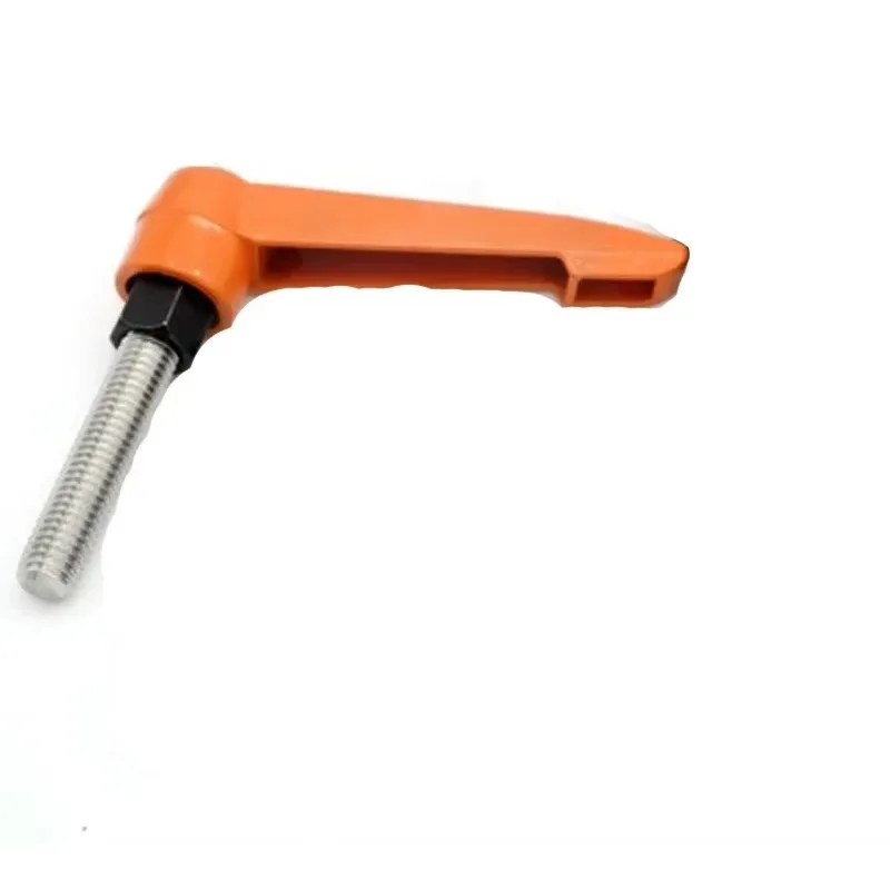 RTHRZXA 1Pcs M12 Stainless steel 7 words type Adjustable position Tight handle fixed rotate grip hand Screw bolt Length 20mm-80m