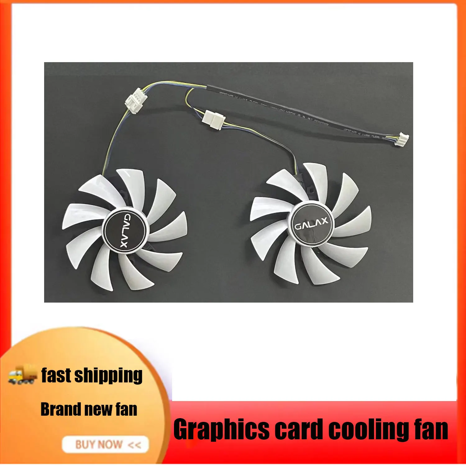 2FAN Brand new 85MM 4PIN GA92S2H DC 12V 0.35A suitable for GALAXY GeForce RTX2060 GTX1660 1660ti 1660S EX white OC graphics card