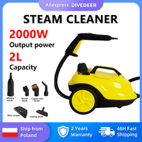 DIVEDEER Steam Cleaner 2000W Multifunctional High-Temperature Sterilization and Disinfection Car Interior Floor Kitchen