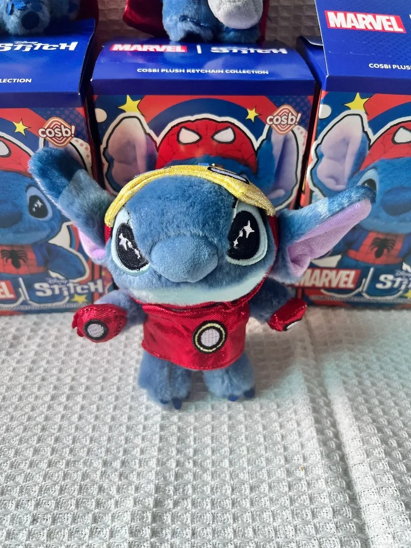 2025 Hot Toy Stitch Cosbi Pluszowy Brelok Kolekcjonerski Blind Box Thor Iron Man Spider-Man Figurki Zabawki Prezent Niespodzianka dla Dzieci na Boże Narodzenie