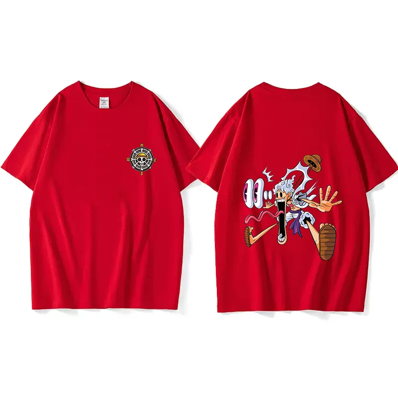 Animation T-shirt Exquisite Fun Funny Printing Pattern Pure Cotton High Quality T-shirt Leisure Sports Street Unisex