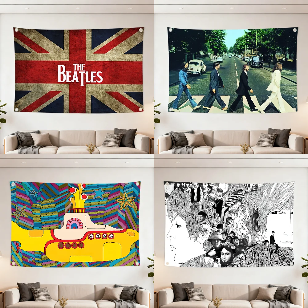 Band The B-BeatlesES cool flag Decoration Outdoor Picnic Party Art Hanging Home Camping Party Banner Best sellers