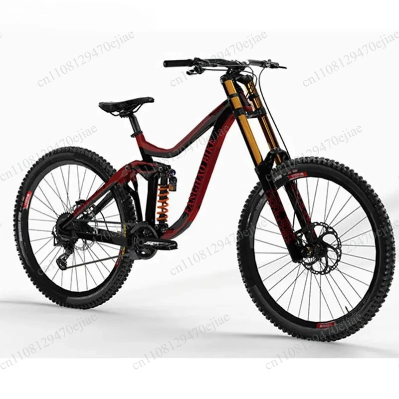 

Downhill Mountain Bike 26 Inch Off-Road Bicycle | Special Edition MTB Full Suspension Cycling Bike for Adults