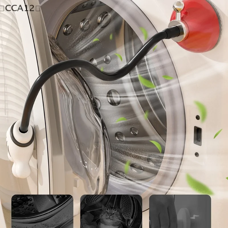 〔CCA12〕Magnetic Washer Door Prop-Stabilizer Front Load Machines-Easy-Install, Flex Design-Fits Most Washers RV Laundry Doors