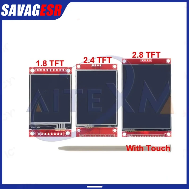 Touch Panel 1.8 2.4 2.8 Inch SPI TFT LCD ILI9341 ST7789 Driver Chip Serial Port Module 240x320 SPI Serial Display With Touch