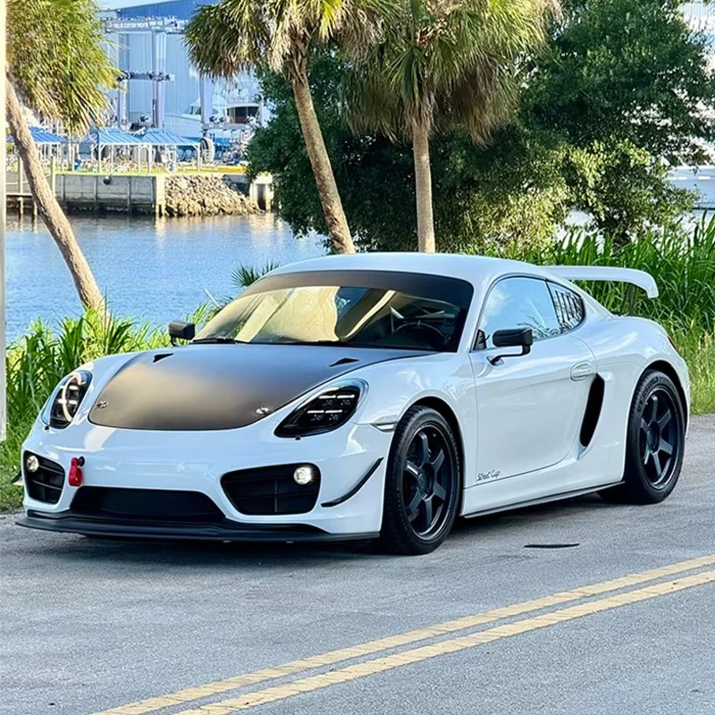 2 Pieces for 981 Cayman Boxster LED Head Lights 2012 2015 Year Headlamp Upgrade 4 Lens High Quality LED Headlights