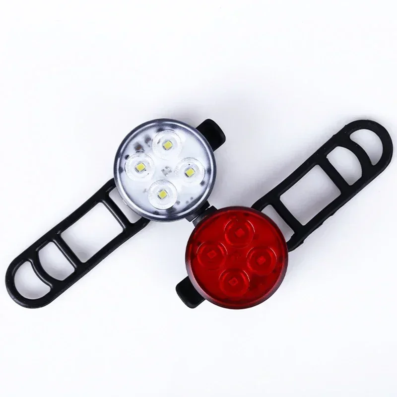 USB Bike Light Bicycle Taillight 4 Modes LED Front Rear Lamp Bicycle Headlight Portable Outdoor Riding Equipment Helmet Light