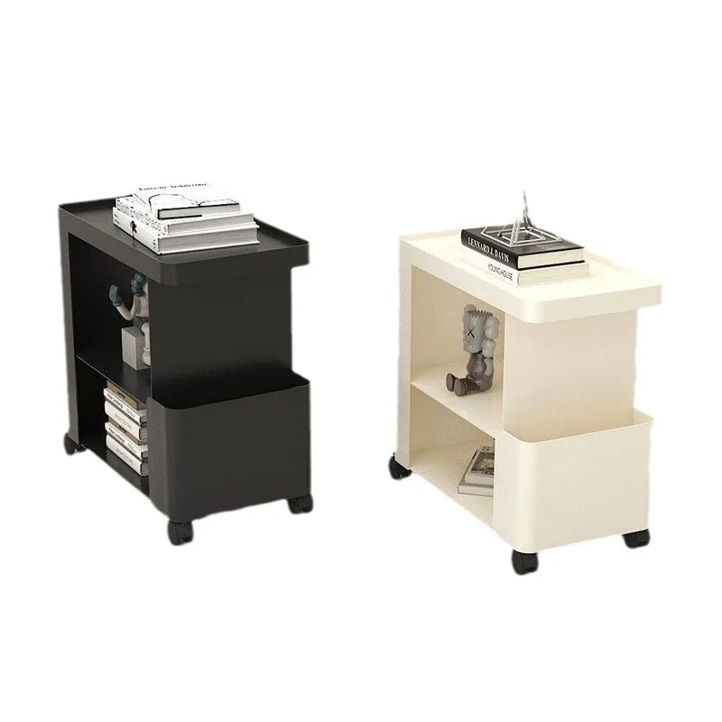 

Light luxury living room removable trolley wrought iron sofa next to a few computer desks, household small storage