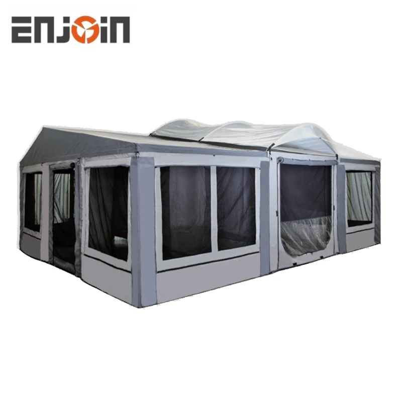 ENJOIN   Quality Off Road Front Folding Caravan Tent Waterproof Big Space Outdoor Camping Forward Fold Trailer Tent