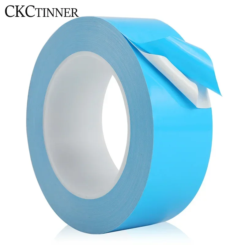 25m/roll 3mm-8mm 4mm 5mm wide Transfer ribbon double side thermal conductor adhesive tape for PCB Chip LED heat sink