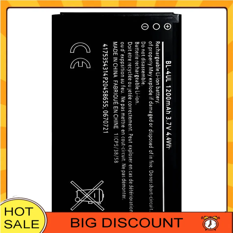 

Mobile Phone Battery For Nokia Asha 225 1200Mah BL-4UL High Compatibility Reliable Power Supply