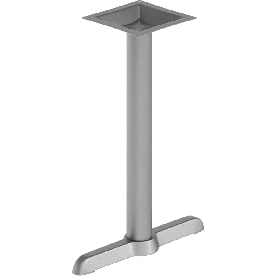 

Beverly 5" x 22" Restaurant Table T-Base with 3" Diameter Table Height Column Commercial T-Base Cast Iron Restaurant Table Base