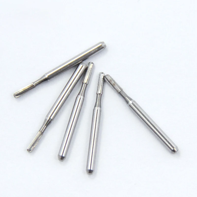 

5pcs/Lot Dental Tungsten Carbide Burs FG 1558 Dentistry Grinding High Speed Round Cylinder Cross Cut for Cutting of Crown Tools