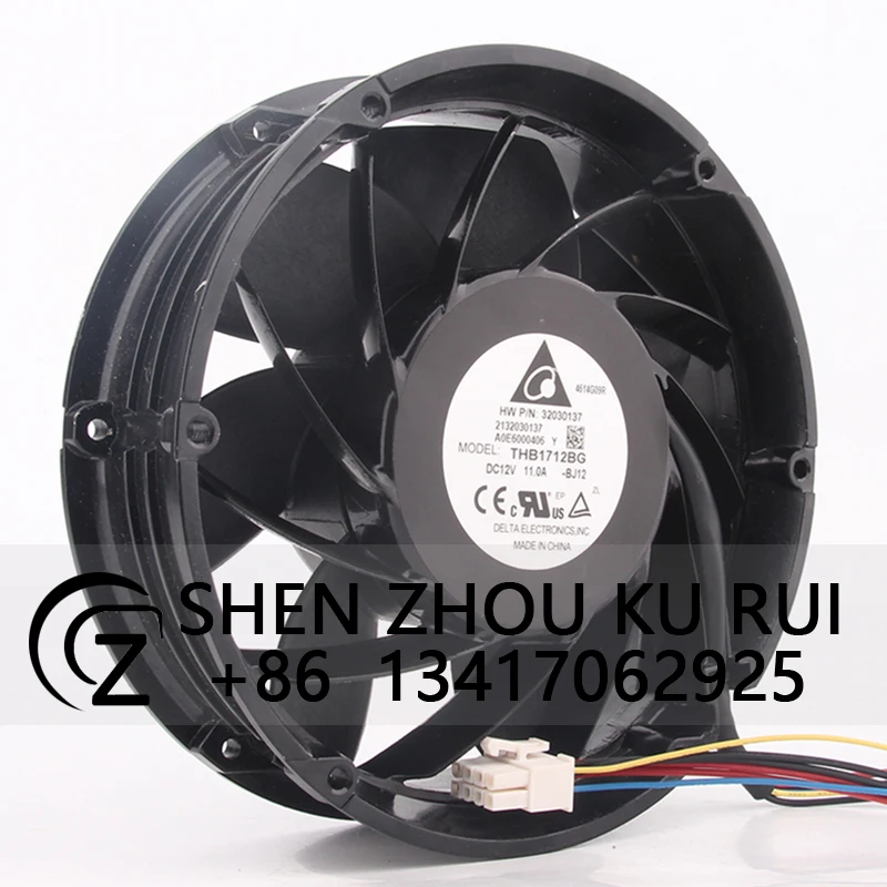 Case Fan for Delta THB1712BG-BJ12 12V 11A 17251 High Airflow Cooling Fan