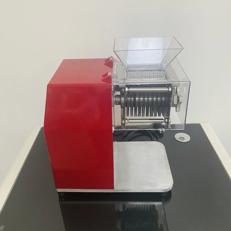 ماكينة تقطيع اللحوم من الفولاذ المقاوم للصدأ لسطح المكتب 250 كجم/ساعة 110/220 فولت ماكينة تقطيع الخضروات الأوتوماتيكية متعددة الوظائف