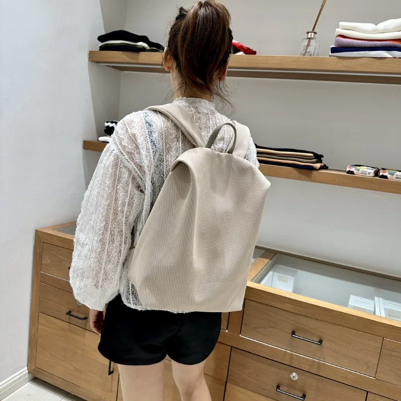 Fashion Simple Large Capacity Schoolbag Travel Backpack for Men Women Universal Couple College Students Commute Laptop Book Bag