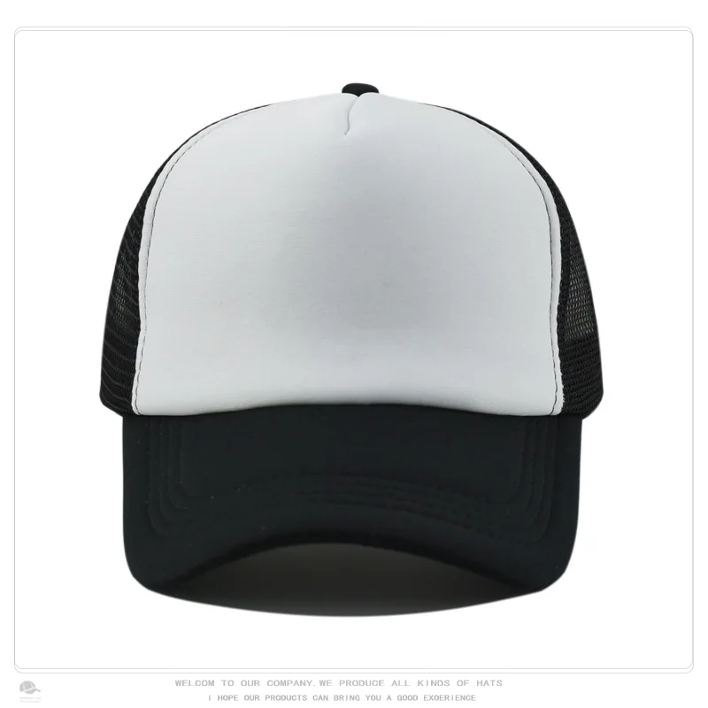 

Solid color sponge mesh hat, truck driver's hat, summer sun shading, breathable sun protection, curved eaves