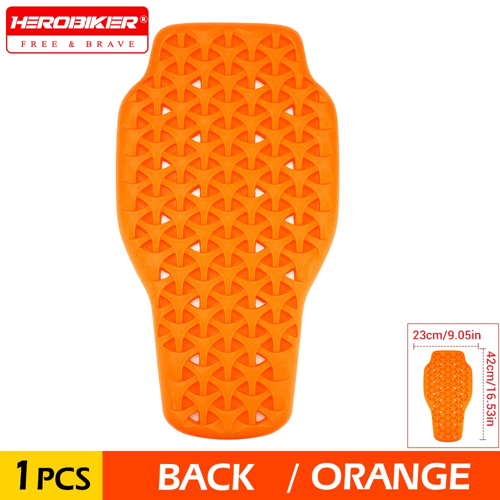 Motorcycle Shoulder Elbow Back Protection Pad Racing Safety Anti-Shock Insert Armor Back Protector Pad Built-in Protective Gear
