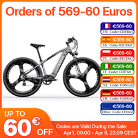 cysum Speedy Electric Bike, Adult Men's Electric Mountain Bike, 48v 672Wh Lithium Battery, 100km Range, 75Nm Torque, 25km/h Hyd