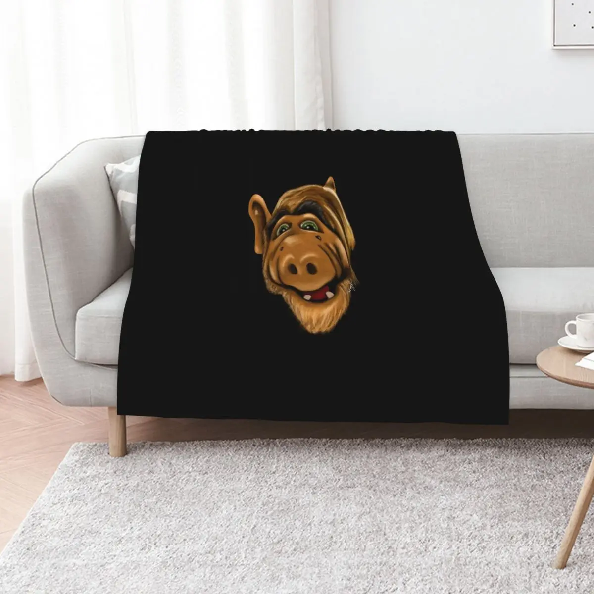 Alien Life Form Throw Blanket Heavy blankets ands Cute funny gift Tourist Blankets For Baby Blankets