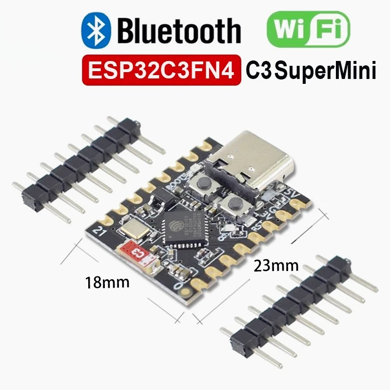 ESP32 C3 Development Board Modules Mini Wifi BT Bluetooth Modul 32-Bit Single-Core Prozessor ESP32 C3 16Pin Typ-C