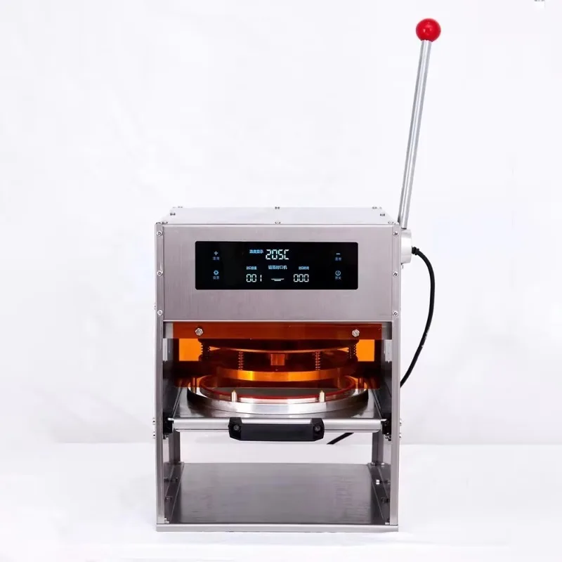 Disposable Takeaway Food Packaging Containers Heat Seal Cheap Manual Aluminum  Lid Sealing Machine