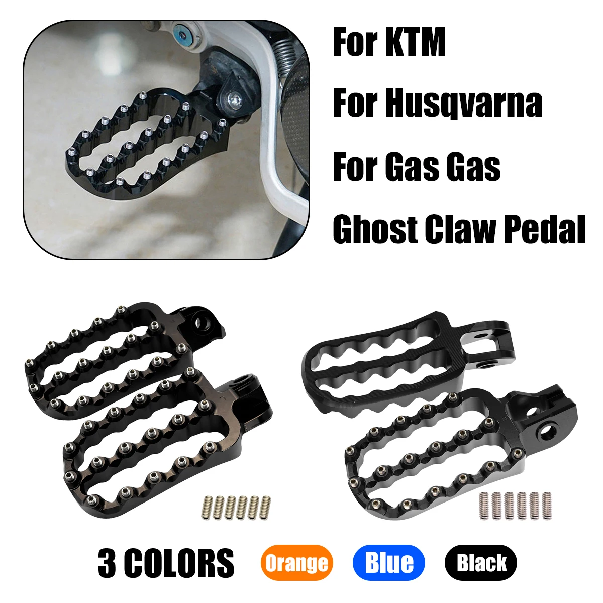 

Motorcycle Part Extended Ghost Claw Foot Pedal For KTM 125-500cc EXC EXCF SX SXF XC XCF For Husqvarna TC TE FE For Gas Gas ES MS