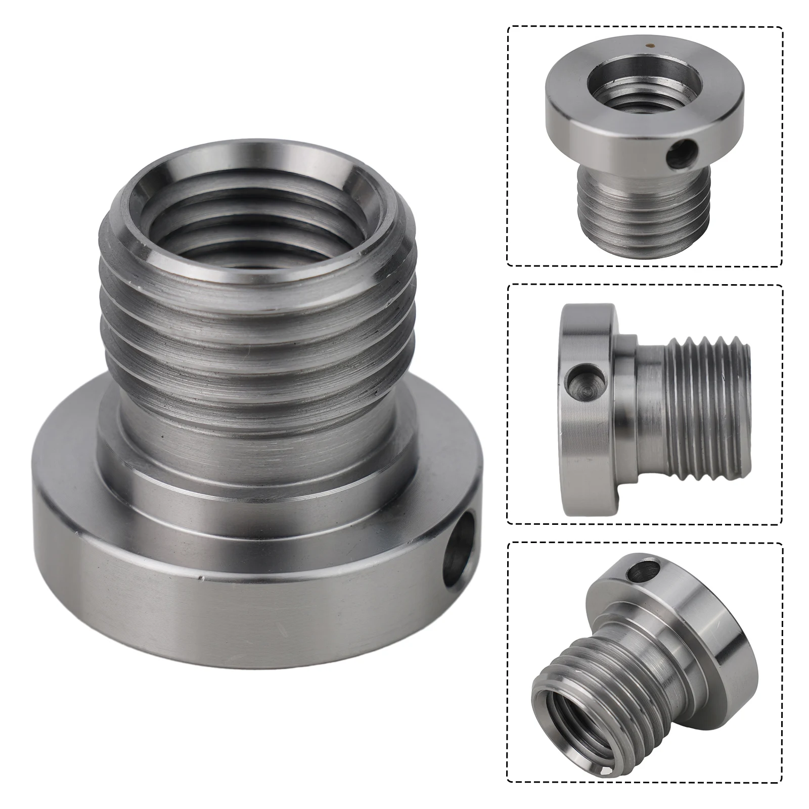 1PC Lathe Headstock Spindle Adapter Thread M18x2.5/ M33x2.5 Chuck Insert Wood Turning Woodworking Tool Parts Accessories